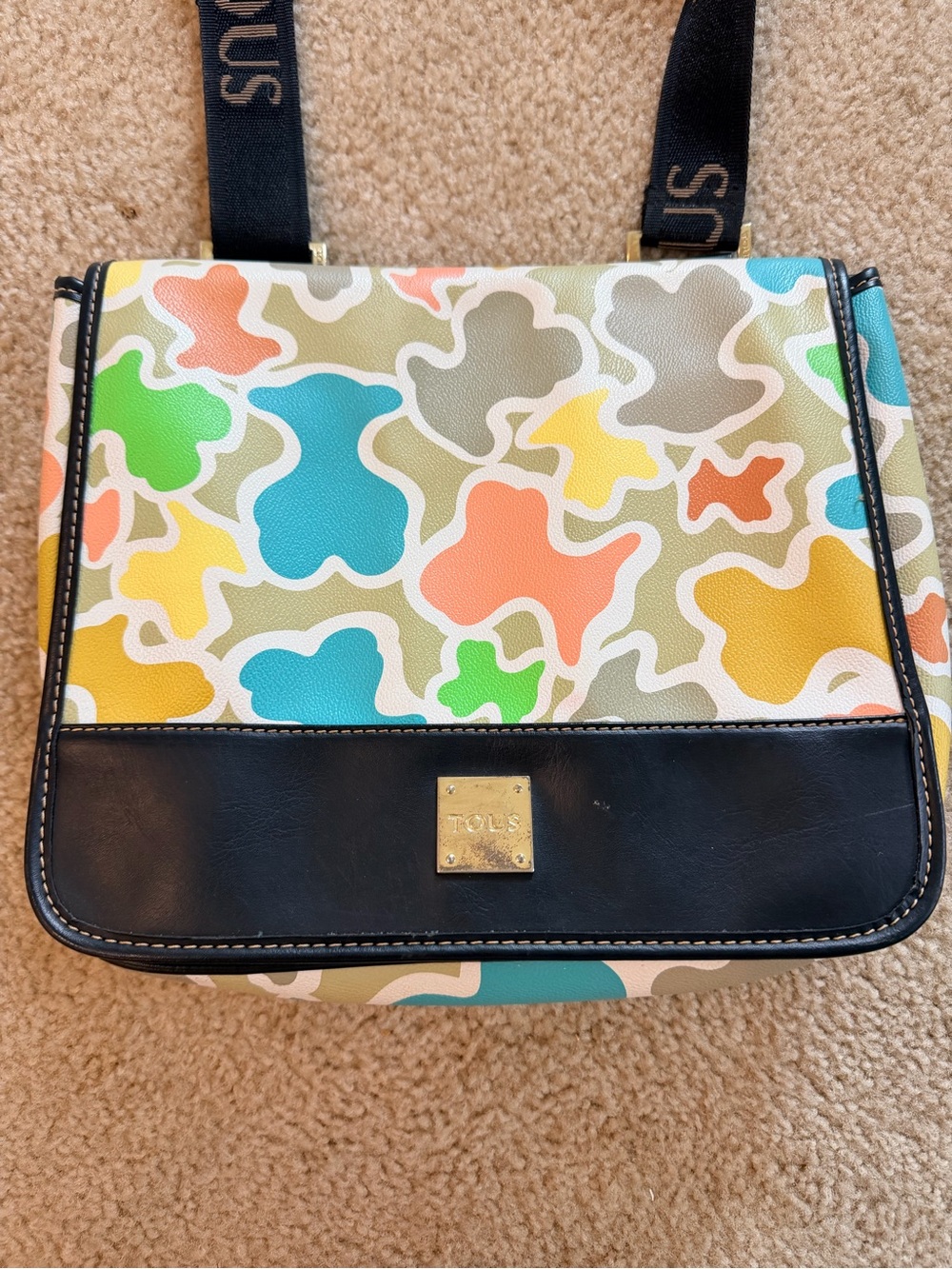 Tous Multicolor Patterned Crossbody Bag